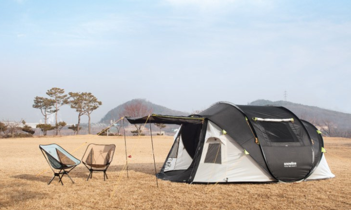스노우라인 팝업 4인용 텐트