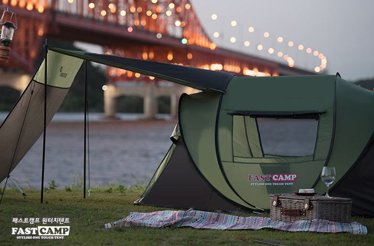 패스트캠프 원터치 방수 텐트